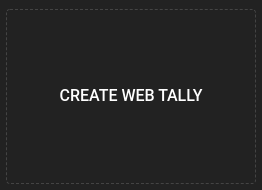 Button labeled "Create Web Tally"